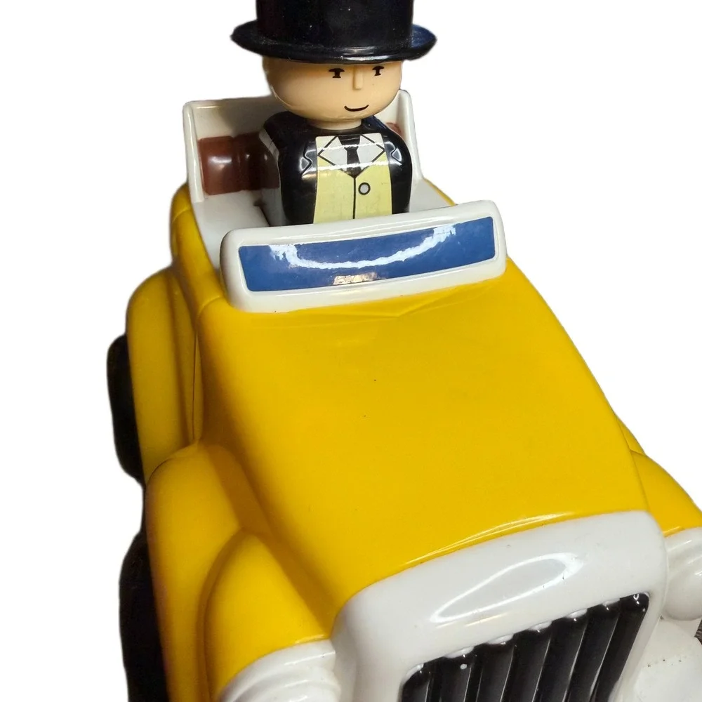 Tomy Thomas & Friends Sir Topham Hatt Push n Go Yellow Car Toy Vintage